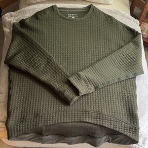 NOBULL Women’s Waffle Green Crewneck